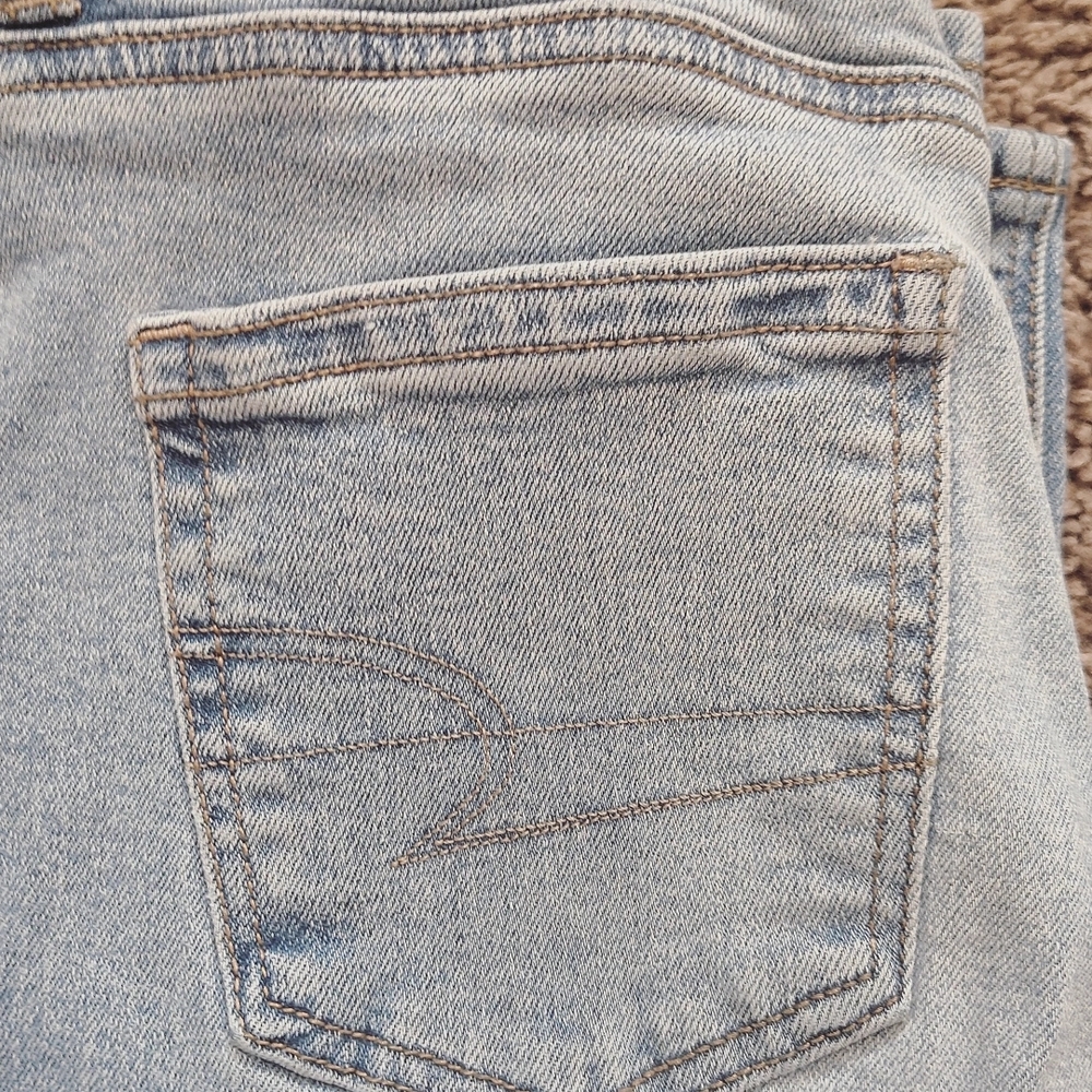 American Eagle Outfitters Light Blue Denim Pants - Picture 3 of 5